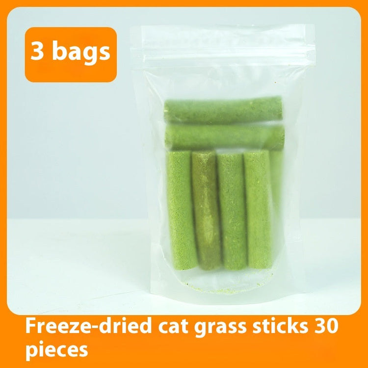Cat Grass Chicken Stick
