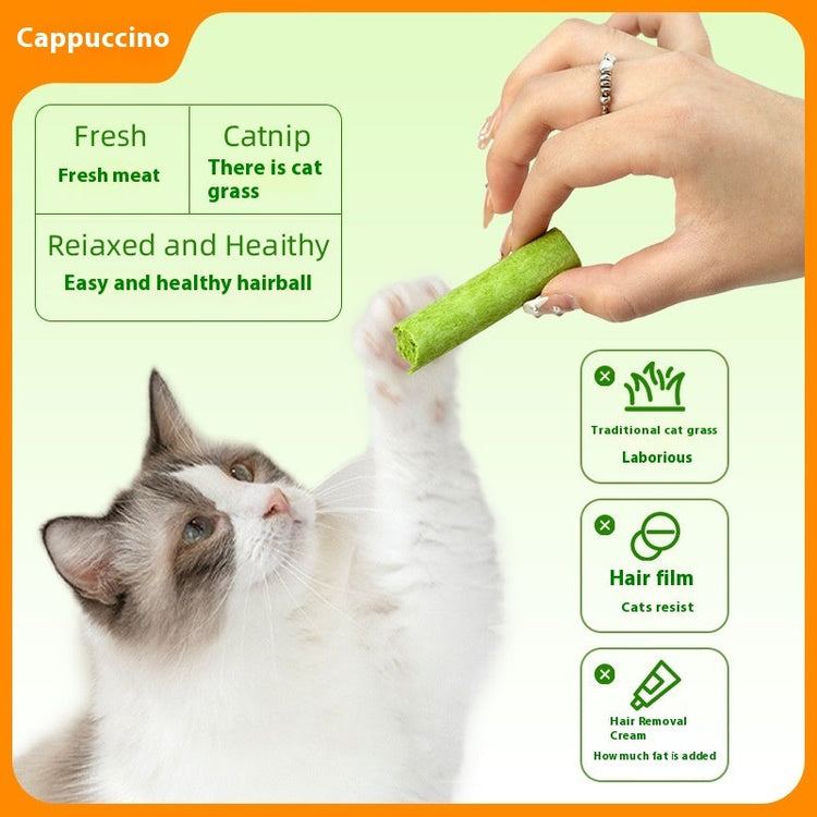 Cat Grass Chicken Stick