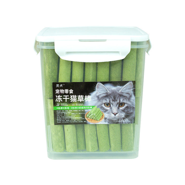 Cat Grass Chicken Stick