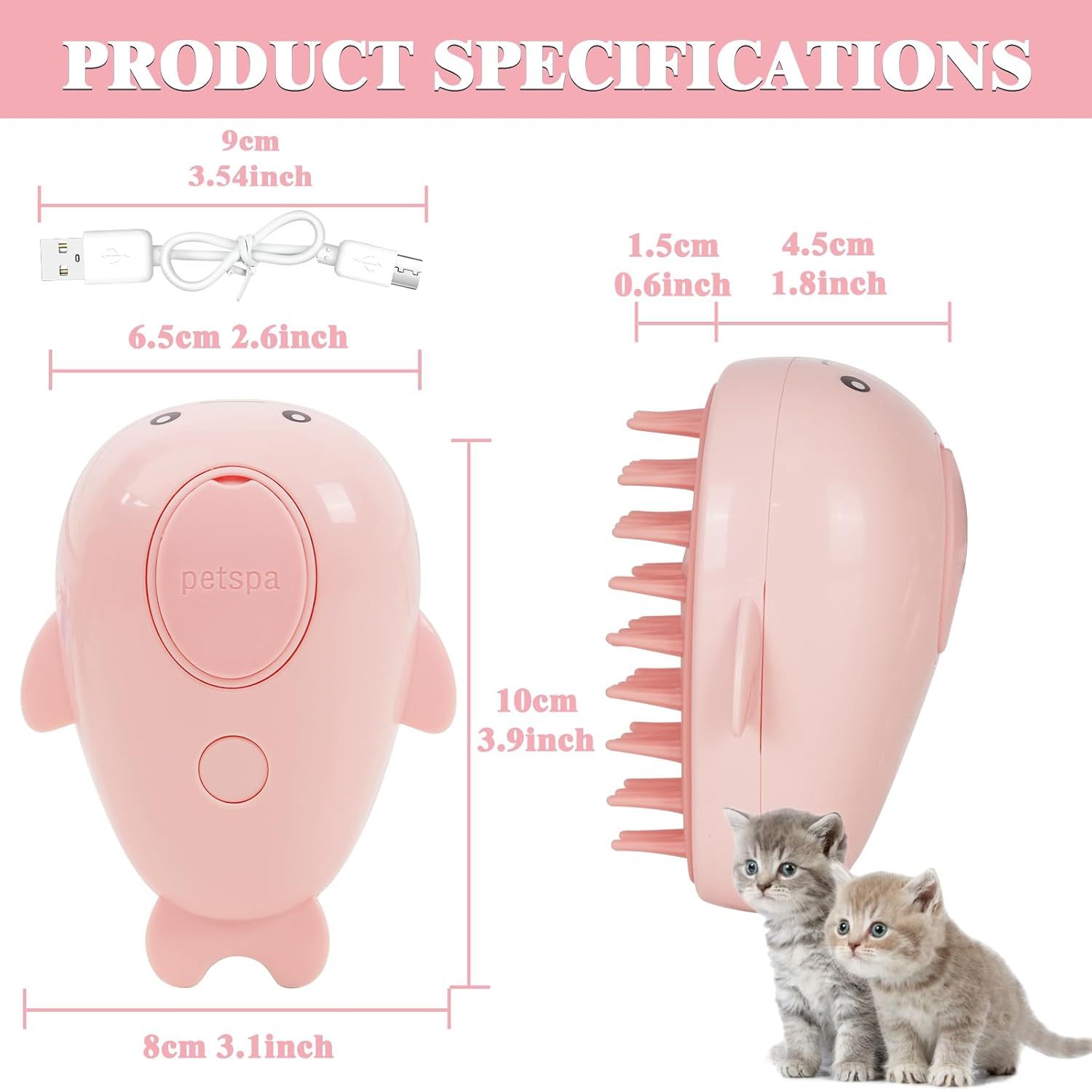 1 Steamy Cat Brush